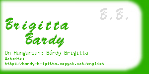 brigitta bardy business card